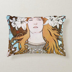 Art Nouveau - Alphonse Mucha - Sarah Bernhardt Dekokissen