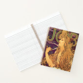 Art Nouveau Alphonse Mucha Vintag Notizblock (Innenseite)