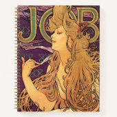 Art Nouveau Alphonse Mucha Vintag Notizblock (Vorderseite)