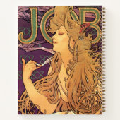 Art Nouveau Alphonse Mucha Vintag Notizblock (Rückseite)