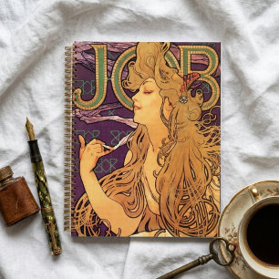 Art Nouveau Alphonse Mucha Vintag Notizblock
