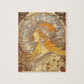 Art Nouveau Alphonse Mucha Zodiac Puzzle (Vertikal)