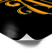 Art Nouveau Amaretto Poster (Ecke)