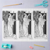 Art Nouveau Angel 15 Dekoupage Tissue Paper Seidenpapier (Basteln)