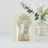 Art Nouveau Angel und Mutter Postkarte (Stehend Vorderseite)