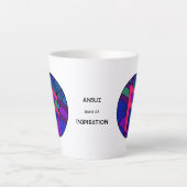 Art Nouveau Ansuz Rune Latte Mug – INSPIRATION! Milchtasse (Vorderseite)