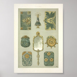 Art Nouveau anton seder drestable Poster