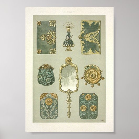 Art Nouveau anton seder drestable Poster (Vorne)