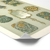 Art Nouveau anton seder drestable Poster (Ecke)