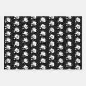 Art Nouveau Arctic White Fox Geschenkpapier Set (Vorderseite)