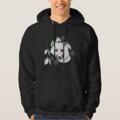 Art Nouveau Arctic White Fox Hoodie (Vorderseite)