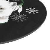 Art Nouveau Arctic White Fox Schneidebrett (Ecke)