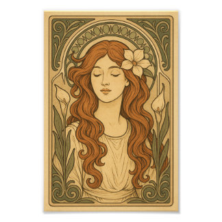 Art Nouveau Art Art Fotodruck