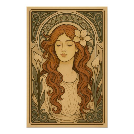 Art Nouveau Art Art Poster (Vorderseite)