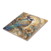 Art Nouveau Art Deco Keramik Tile Decoviale Bird Fliese (Seite)