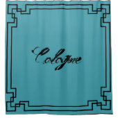 Art Nouveau Art Deco Köln Cologne Jugendstil Duschvorhang (Vorderseite)