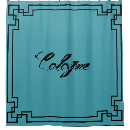 Art Nouveau Art Deco Köln Cologne Jugendstil Duschvorhang (Vorderseite)