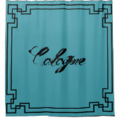 Art Nouveau Art Deco Köln Cologne Jugendstil Duschvorhang (Vorderseite)