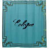 Art Nouveau Art Deco Köln Cologne Jugendstil Duschvorhang (Vorderseite)