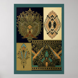 Art Nouveau Art Muster Christopher Dresser Poster