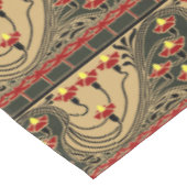 Art Nouveau Arts & Crafts Dragonfly Floral Frieze Tischdecke (Schrägansicht)