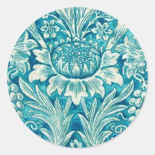 Art Nouveau Aufkleber Sonnenblume