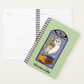 Art Nouveau Barn Owl Pumpkins Bücher Planer (Anzeige)