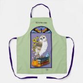 Art Nouveau Barn Owl Pumpkins Bücher Schürze (Vorderseite)