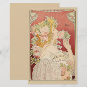 Art Nouveau Belle Époque Dame Rosen Livemont