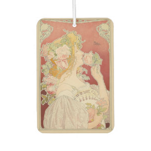 Art Nouveau Belle Époque Dame Rosen Livemont Autolufterfrischer