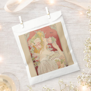 Art Nouveau Belle Époque Dame Rosen Livemont Geschenktütchen
