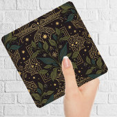 Art Nouveau Berry Botanical Floral Dark Ceramic Ti Fliese