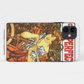 Art Nouveau Bicycle Mucha Art Collection Case-Mate iPhone Hülle (Rückseite (Horizontal))