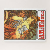 Art Nouveau Bicycle Mucha Art Collection Puzzle (Horizontal)