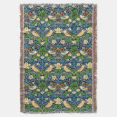 Art Nouveau Bird and Blume TapestPattern Decke (Vorderseite Vertikal)