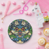 Art Nouveau Bird and Blume TapestPattern Pappteller (Party)