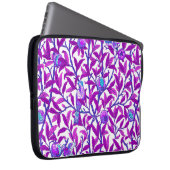 Art Nouveau Bird & Pomegranate, Amethyst Lila Laptopschutzhülle (Vorne Rechts)