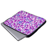 Art Nouveau Bird & Pomegranate, Amethyst Lila Laptopschutzhülle (Vorne Knopf)