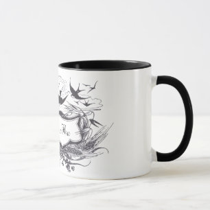 Art Nouveau Birds Tasse