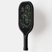 Art Nouveau Black Cat Pickleball Paddle (Links)