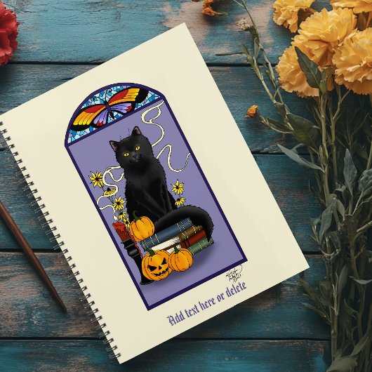 Art Nouveau Black Cat Planer