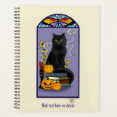 Art Nouveau Black Cat Planer (Vorderseite)