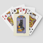 Art Nouveau Black Cat Spielkarten (Rückseite)