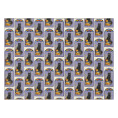 Art Nouveau Black Cat Tischdecke (Vorderseite (Horizontal))