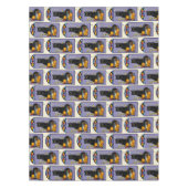 Art Nouveau Black Cat Tischdecke (Vorderseite)