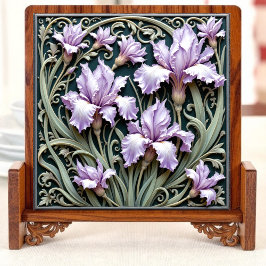 Art Nouveau Bloom Fliese