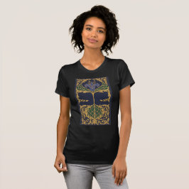 Art Nouveau Blue Lily T-Shirt