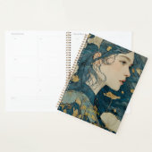 Art Nouveau Blumenfrau Planer (Anzeige)