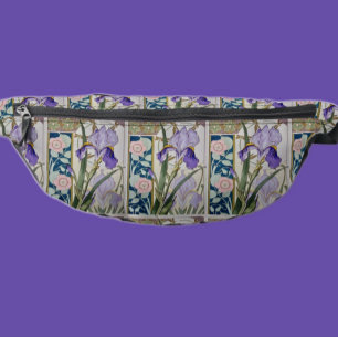 Art Nouveau Blumenmuster Bauchtasche