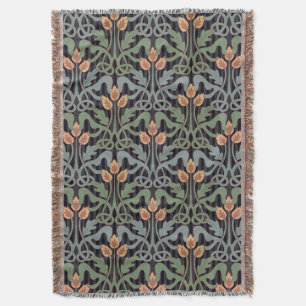 Art Nouveau Blumenmuster im Vintage-Stil Decke
